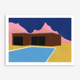 California Summer House Art Print