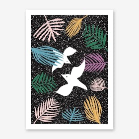 Birds Of Paradise Art Print