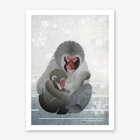 Illu Monkey Art Print