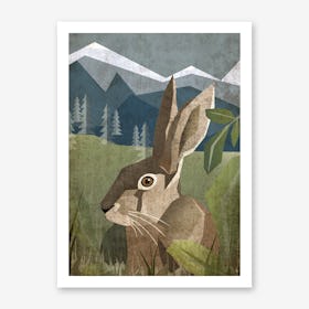 Illu Rabbit Art Print