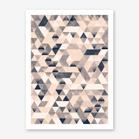 Triangle Mono Art Print