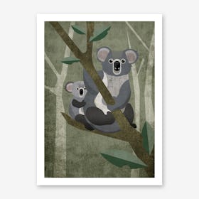 Illu Koala Art Print