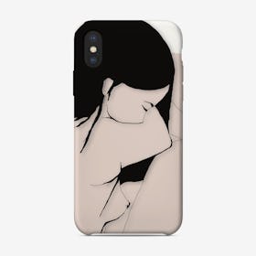 Akt Sad iPhone Case