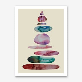 Aqua Turm 1 Balance Art Print