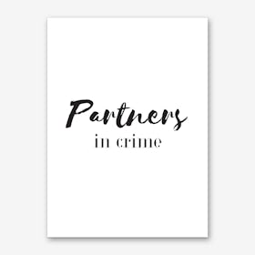 Partners Art Print