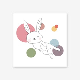 Space Rabbits Selena Art Print