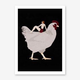 Chicken Art Print