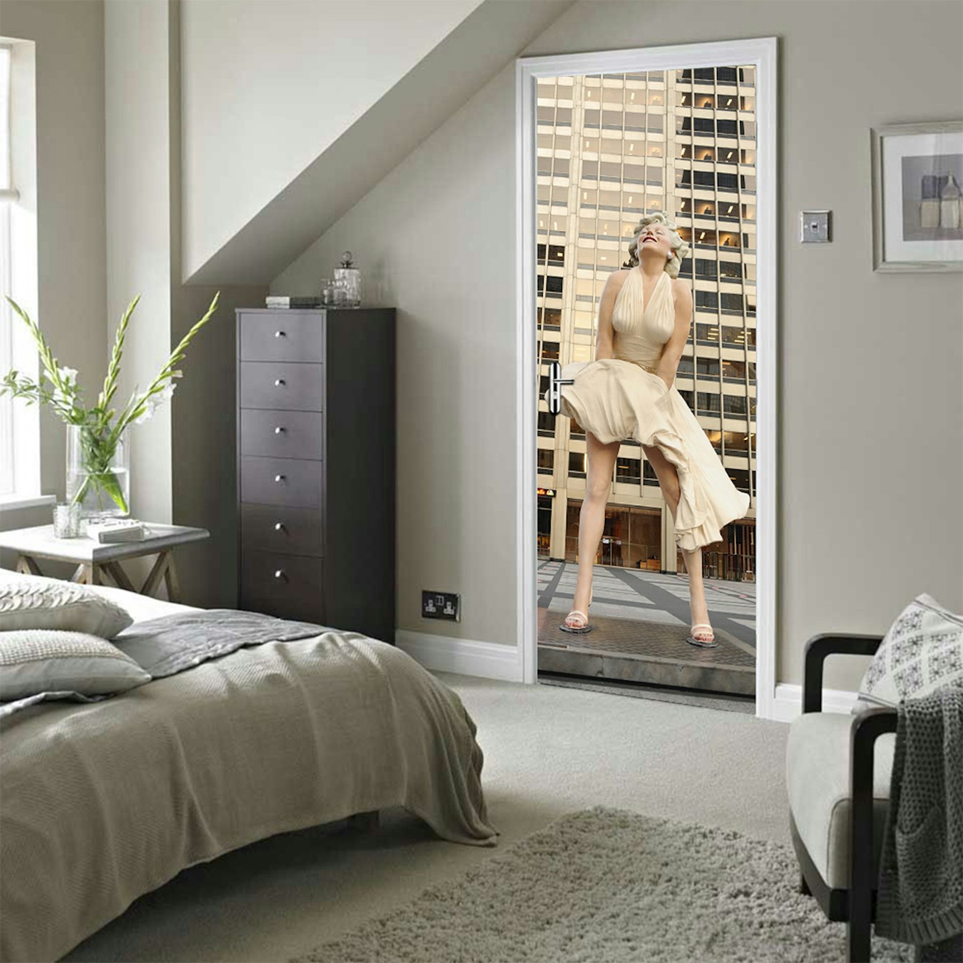 Marilyn Monroe Door Mural By Walplus Fy Marilyn Monroe Door Mural By Walplus Fy