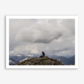 Of Clouds And Mountains_4 Art Print