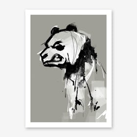 Panda Angry Art Print