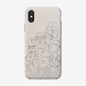 Faces iPhone Case