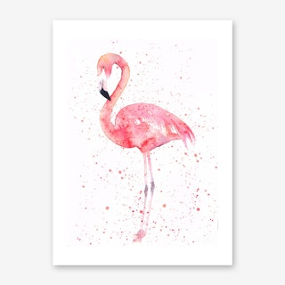 Flamingo Art Print I