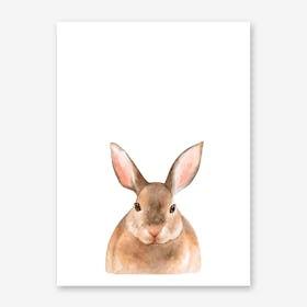 Nursery Rabbit Art Print