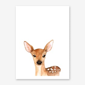 Nursery Deer Art Print