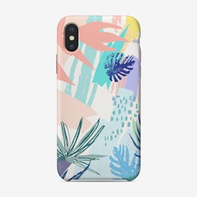 Tropical Abstract I iPhone Case