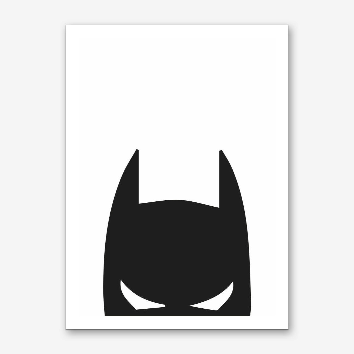 Batman Head Art Print | Fast shipping | Fy