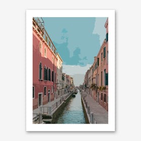 Blue Venice Art Print