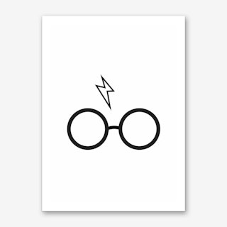 Harry Potter Glasses Art Print