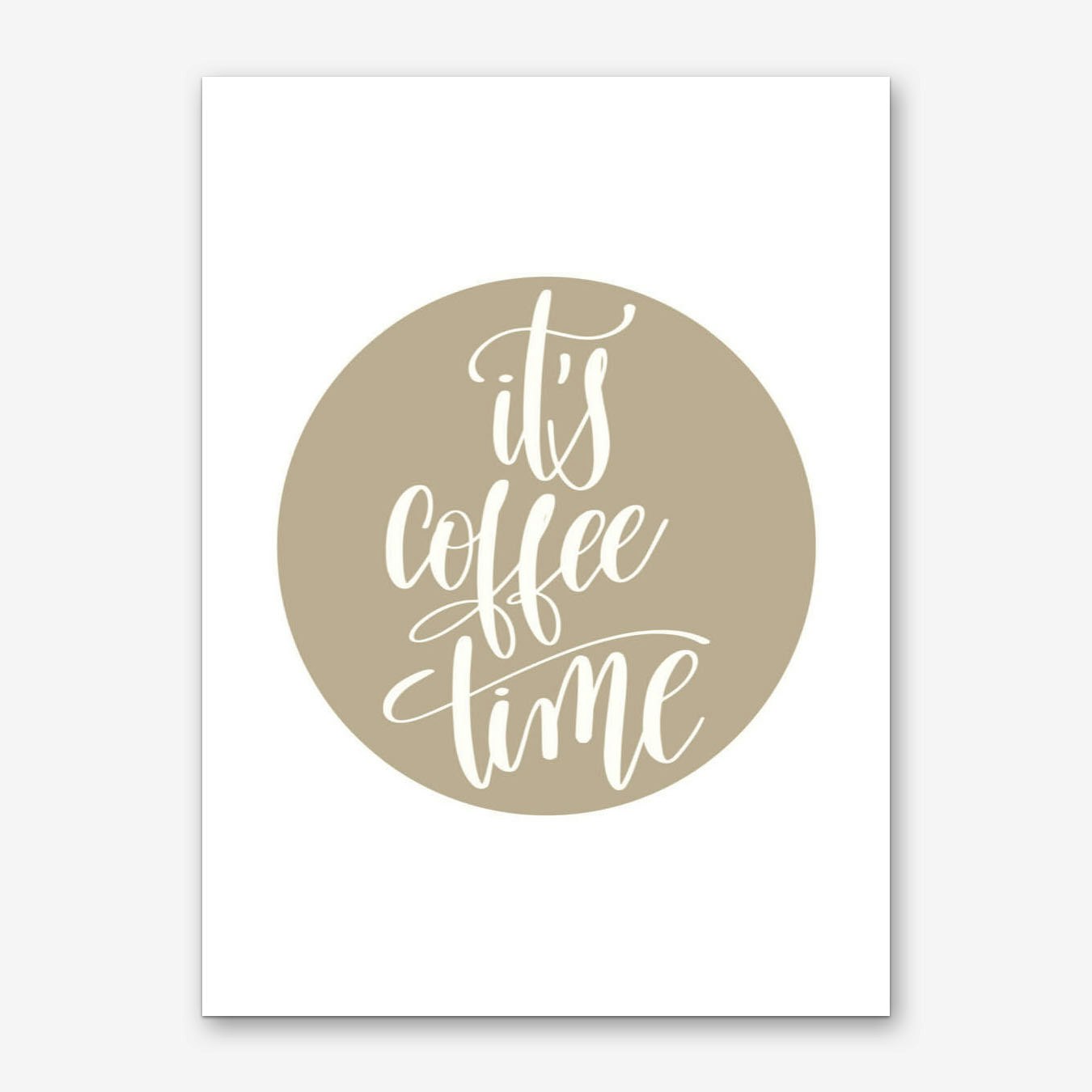 It's Coffee Time Poster