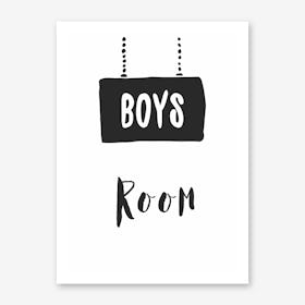 Boys Room Art Print