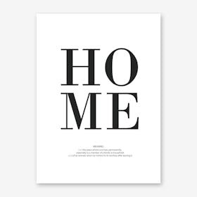 Home Meaning Art Print