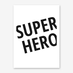 Superhero Art Print