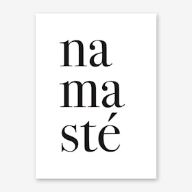 NAMASTE Art Print
