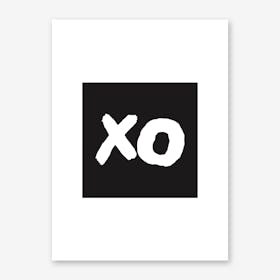 XO BLACK BOX Art Print