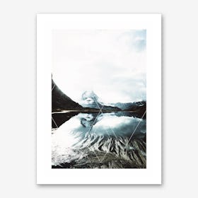 Snowy Mountains I Art Print