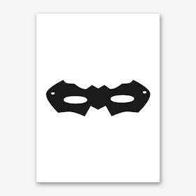 Superhero Mask Art Print