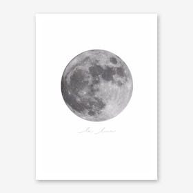 La lune Art Print