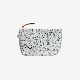 Cosmetic Bag Terrazzo - Blue/Grey II