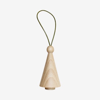 Wooden Christmas Tree Hanger - Nº. 1 - Pistachio