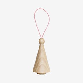 Wooden Christmas Tree Hanger - Nº. 1 - Pastel Pink