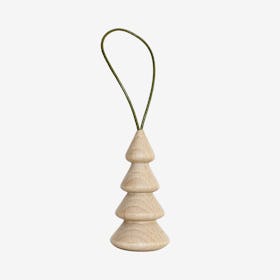 Wooden Christmas Tree Hanger - Nº. 2 - Pistachio