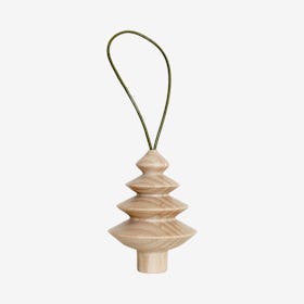 Wooden Christmas Tree Hanger - Nº. 4 - Pistachio