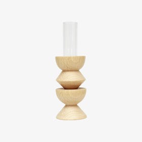 Totem Wooden Bud Vase - Medium No. 3