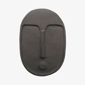 Abstract Ceramic Wall Mask - Anthracite Grey