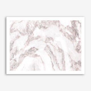 White Marble Mountain I Art Print