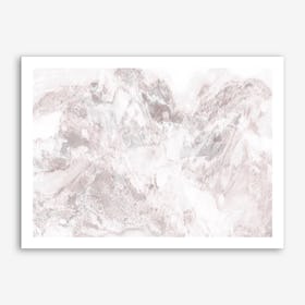 White Marble Mountain III Art Print