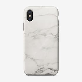 White Marble VI iPhone Case