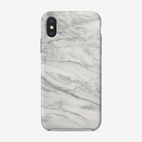 White Marble VIII iPhone Case