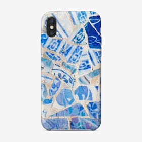 Mosaic of Barcelona XII iPhone Case