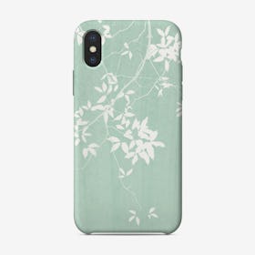 Foliage on Mint Green iPhone Case