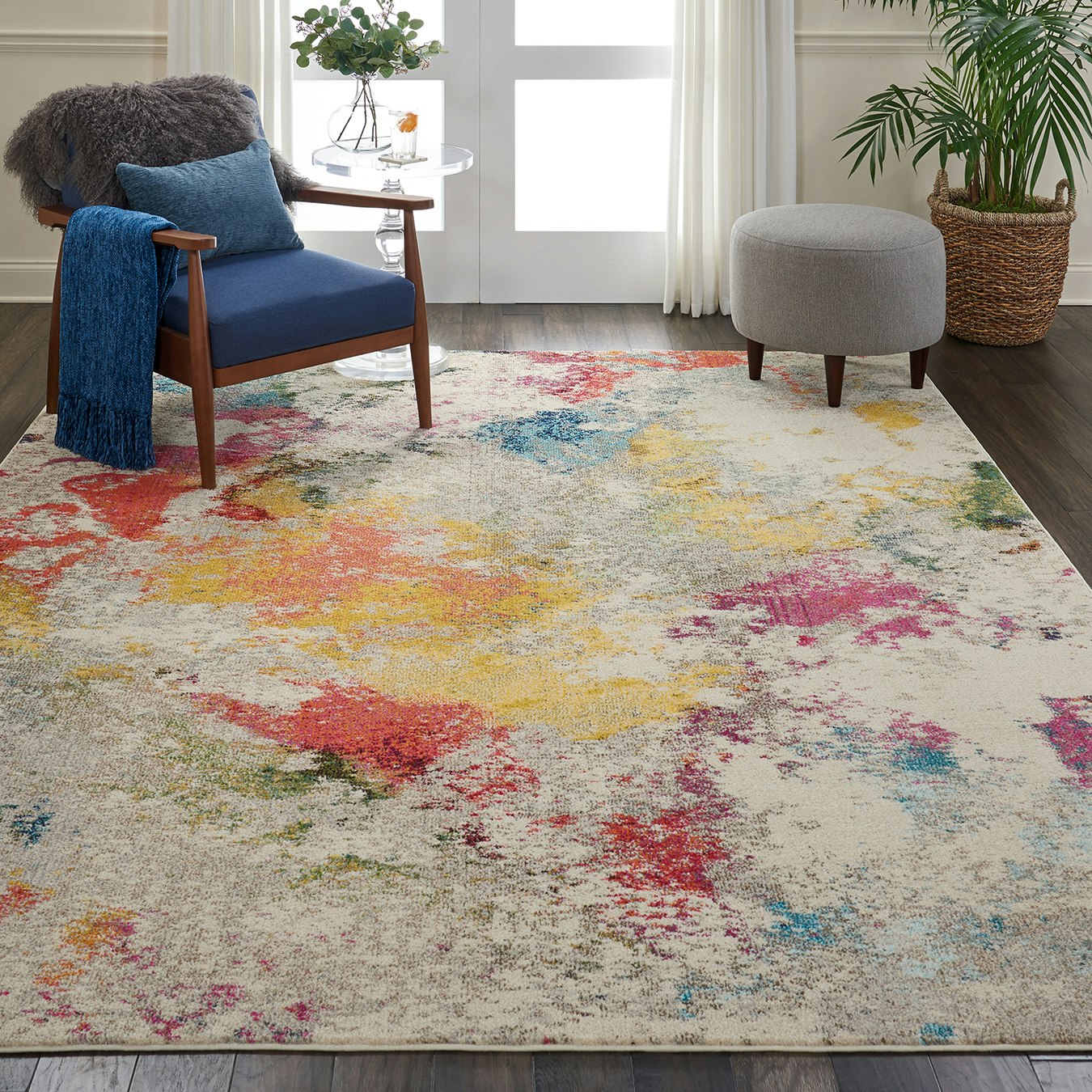 Celestial Area Rug - Ivory / Multicolour by Nourison UK