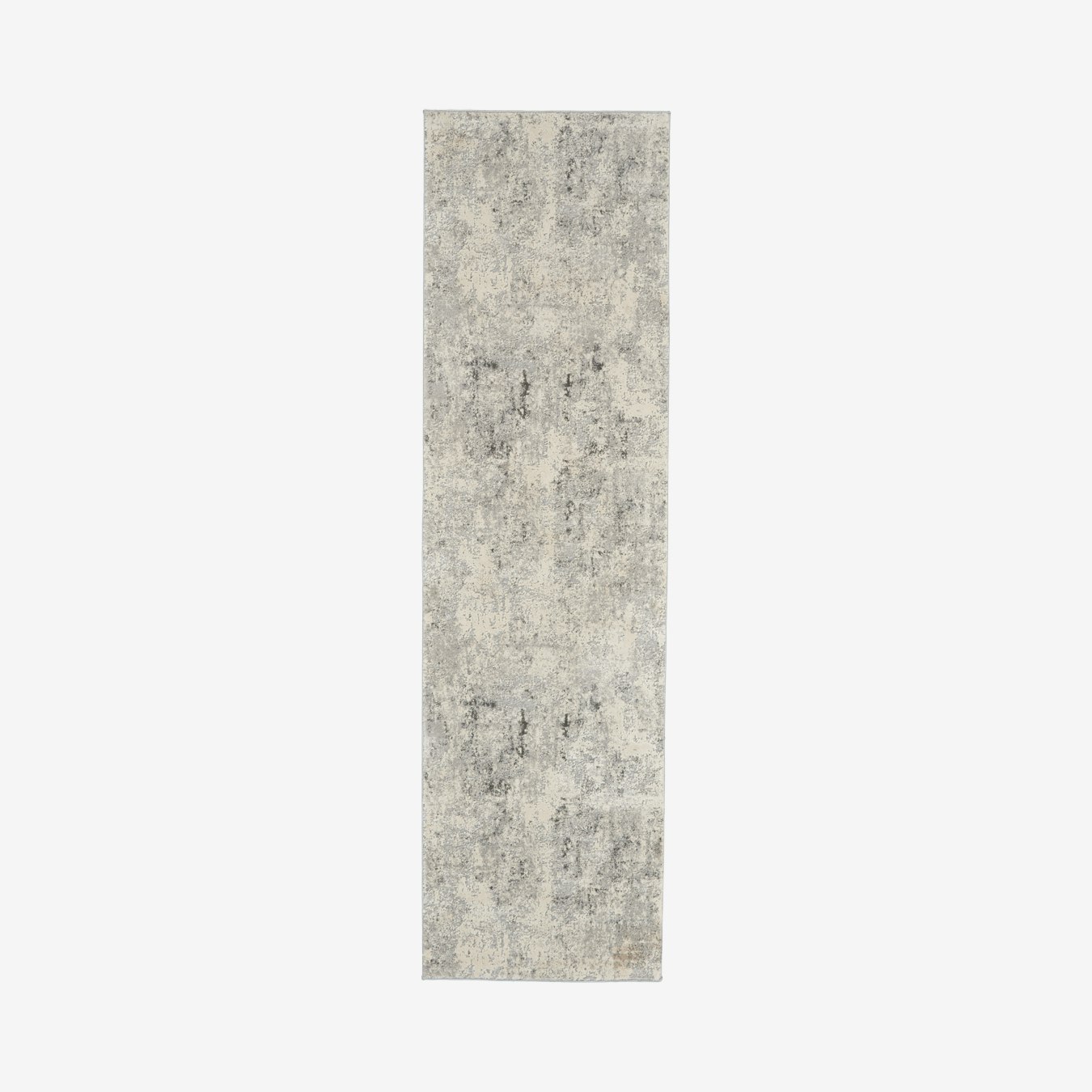 Rustic Textures Runner Rug - Grey / Beige by Nourison UK