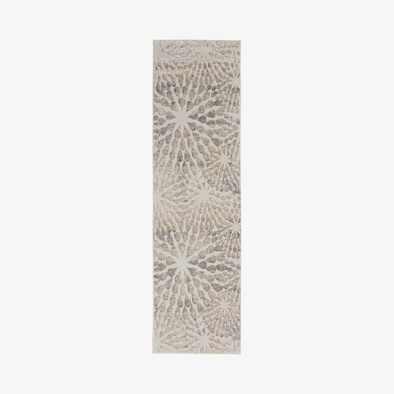 Silky Textures Runner Rug - Ivory / Beige by Nourison UK