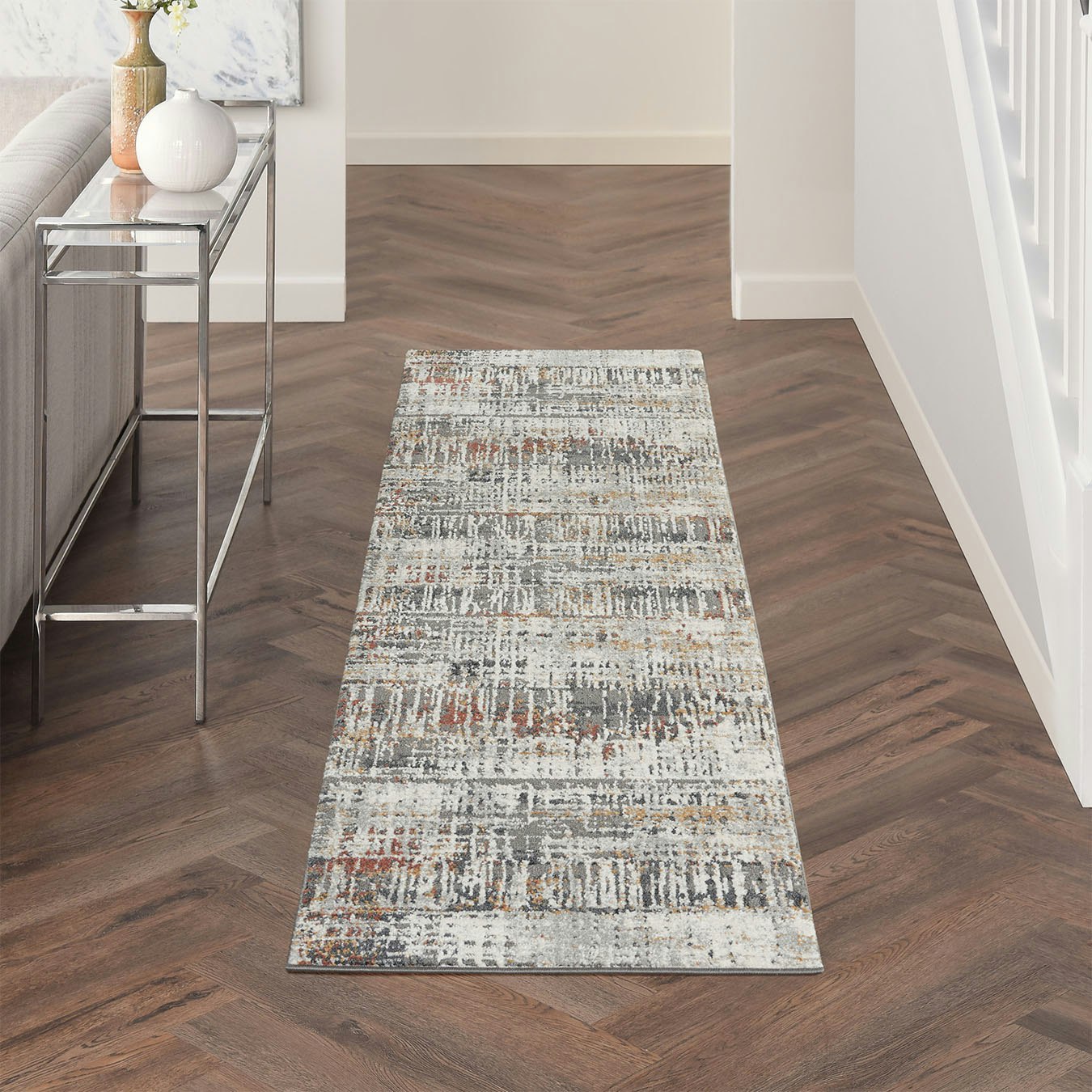 Tangra Runner Rug - Multicoloured by Nourison UK