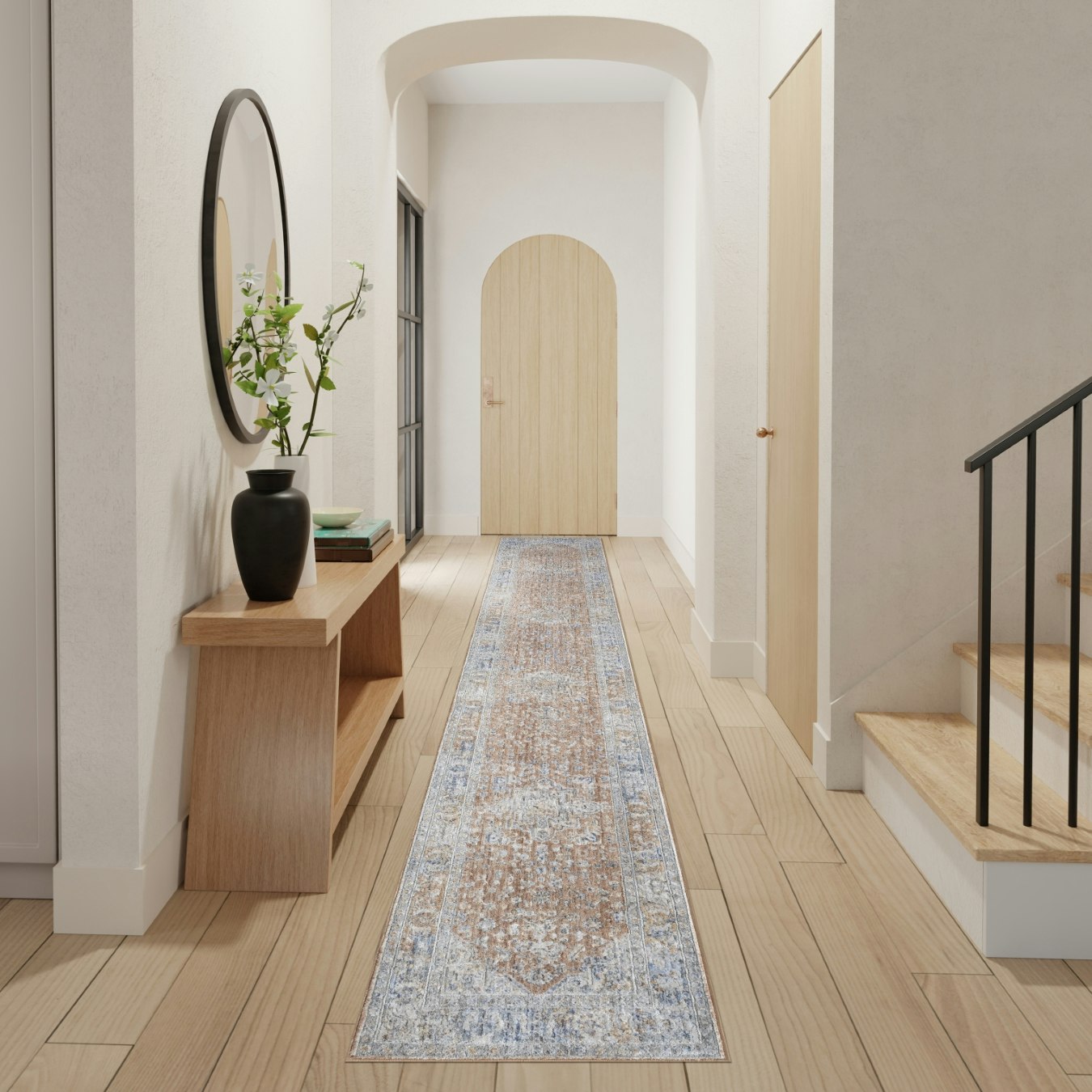Elegant Heirlooms Runner Rug - Blue / Colourful by Nourison UK