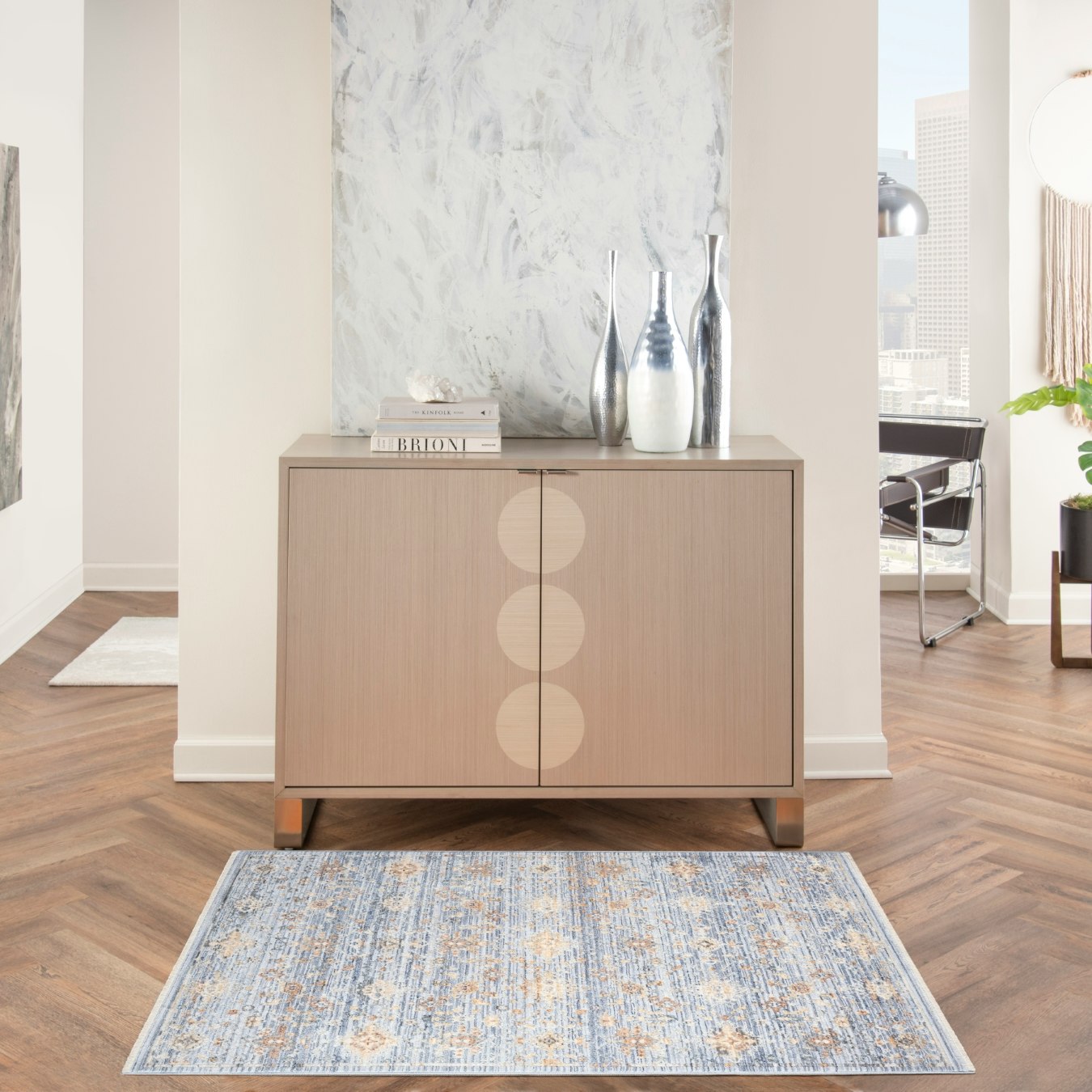 Elegant Heirlooms Area Rug - Blue / Ivory by Nourison UK
